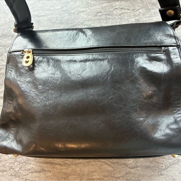 Marino Orlandi Italian Large Leather Bag - Picture 4 of 16